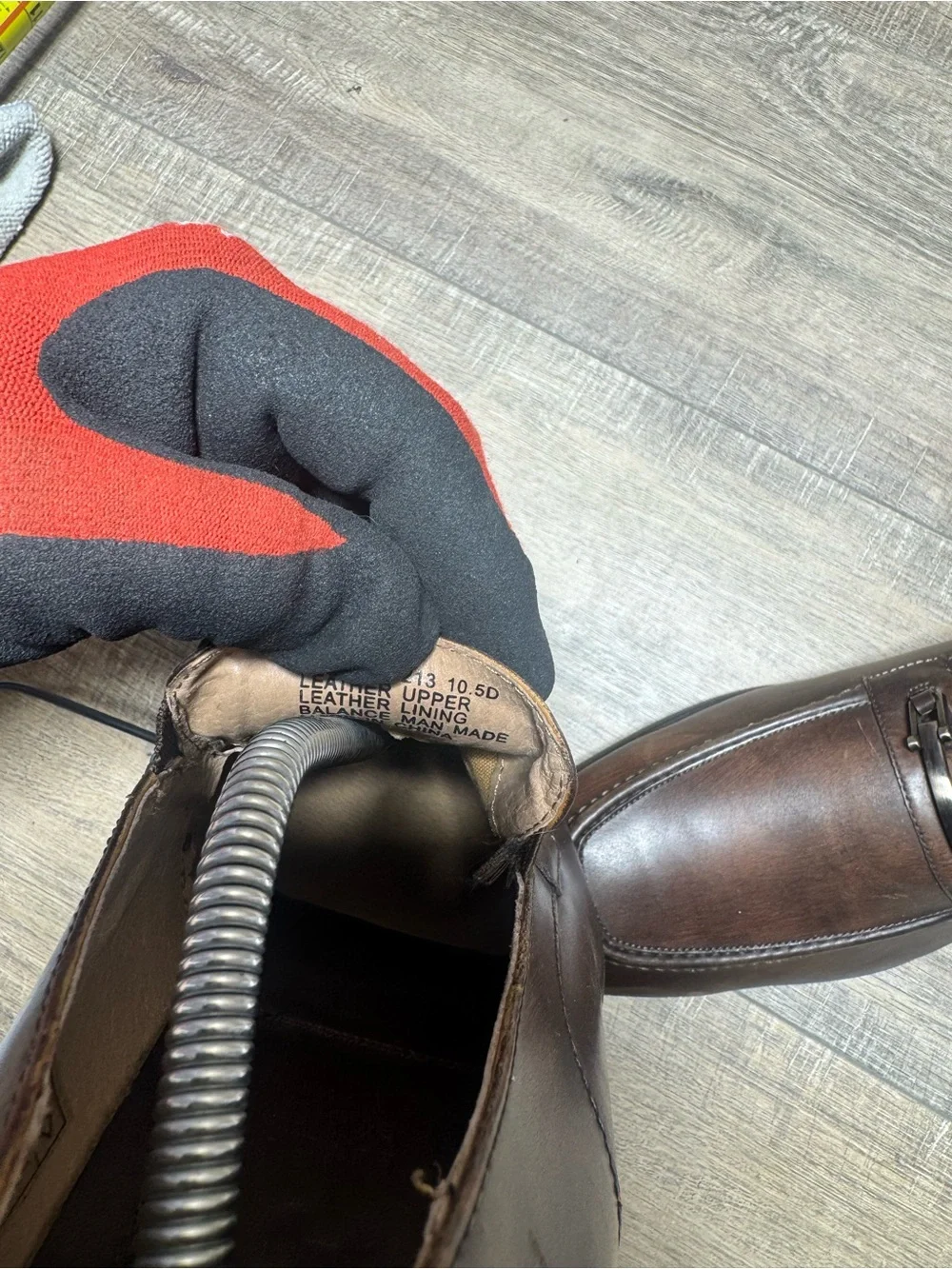 Vince Camuto Brown Leather Slip-On Bit Loafers